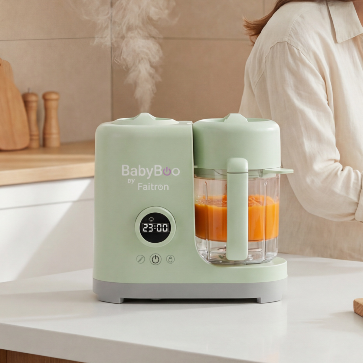 BabyBoo Babynahrungszubereiter – 7-in-1-Funktionalität