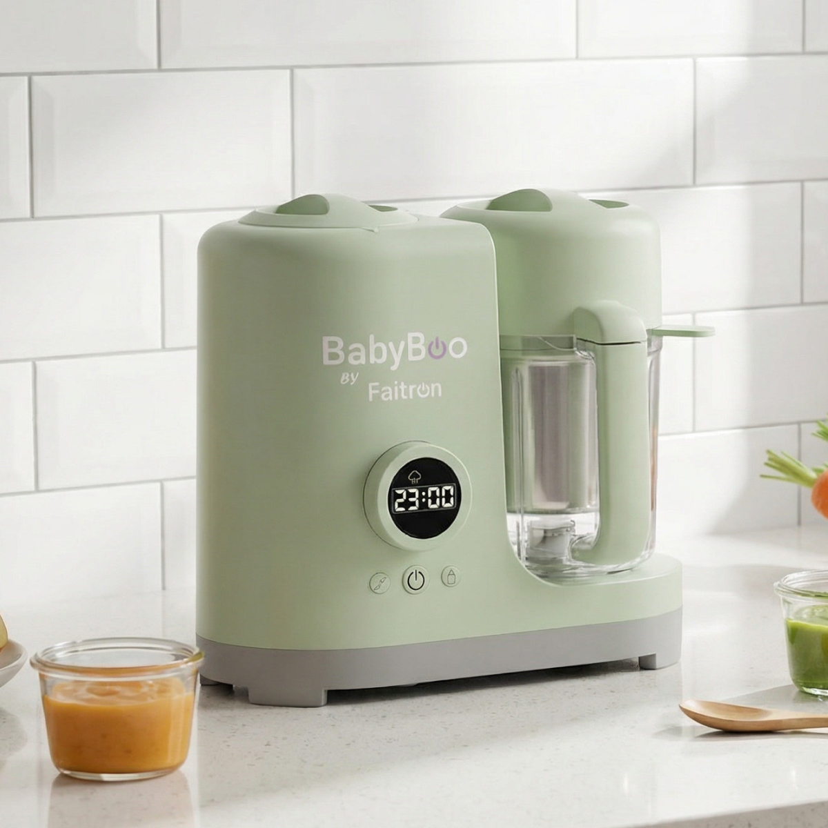 BabyBoo Babynahrungszubereiter – Kochen, Aufwärmen & Sterilisieren